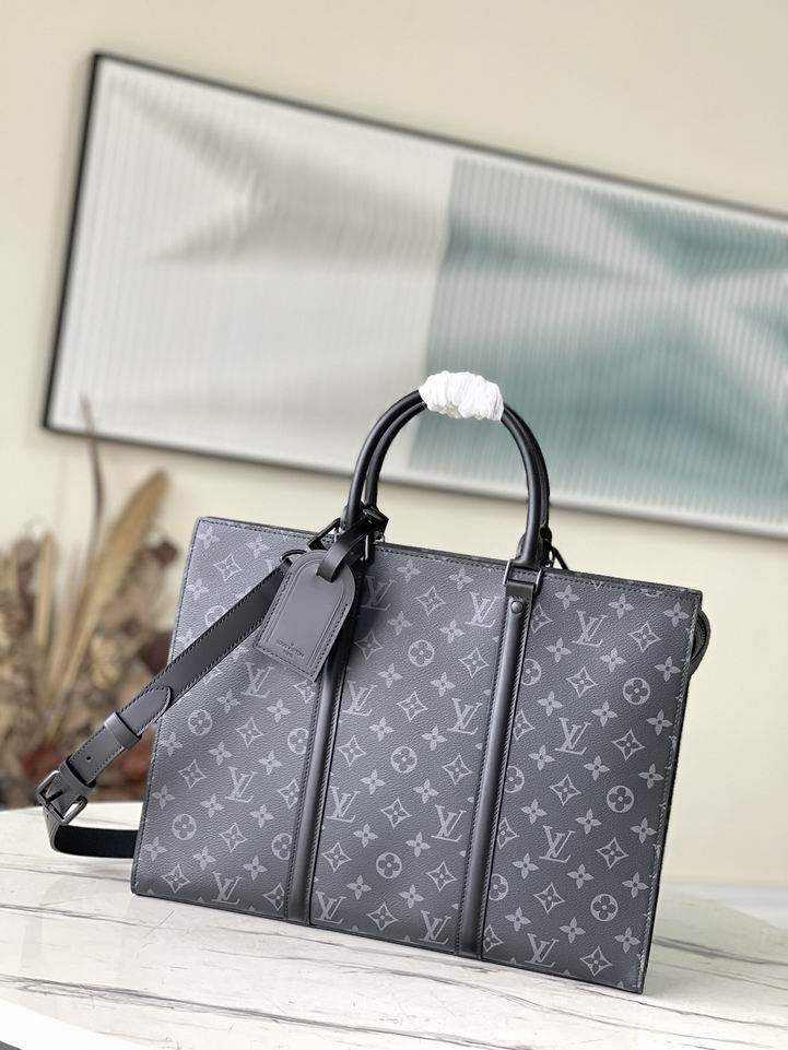 Wholesale Cheap Louis Vuitton Mens Sac Plat Briefcases Replica for Sale