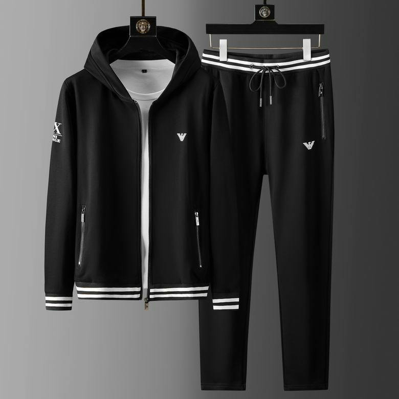 Wholesale Cheap Armani Long Sleeve Tracksuits for Sale