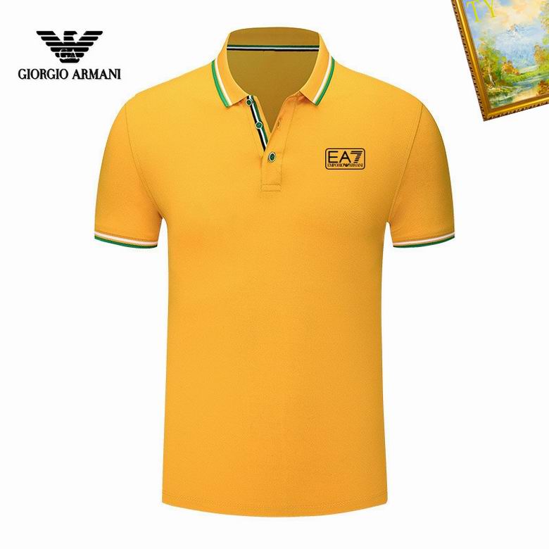 Wholesale Cheap A rmani Short Sleeve Lapel T Shirts for Sale