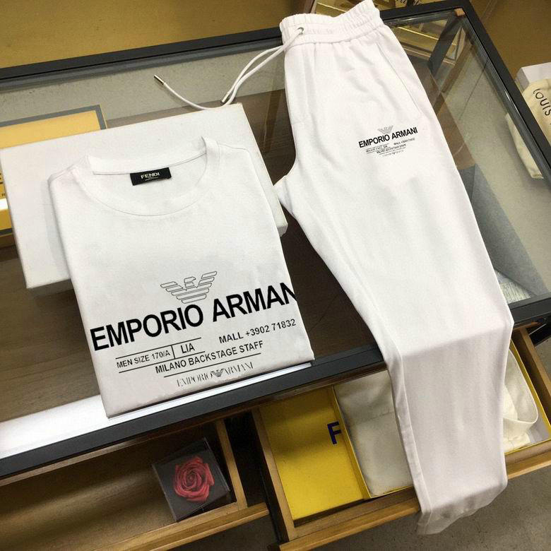 Wholesale Cheap Armani Short Sleeve Tracksuits for Sale
