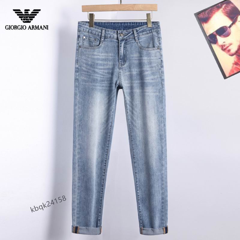 Wholesale Cheap A rmani Mens Long Jeans for Sale