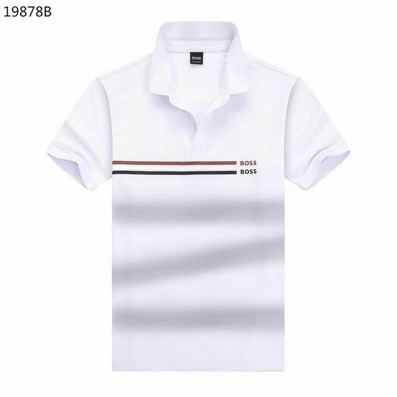 Wholesale Cheap Boss Sleeve Lapel T Shirts Replica for Sale