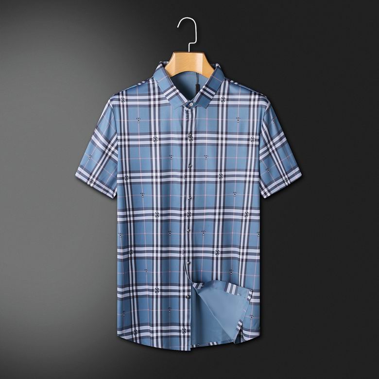 Wholesale Cheap B urberry Short Sleeve Shirts for Sale