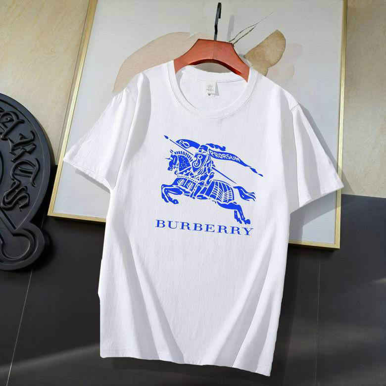 Wholesale Cheap B urberry Short Sleeve Men T shirts for Sale