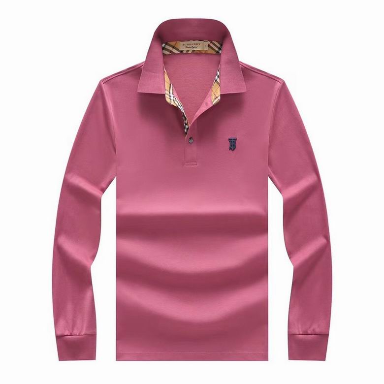 Wholesale Cheap B urberry Polo Long Sleeve Designer T Shrts for Sale
