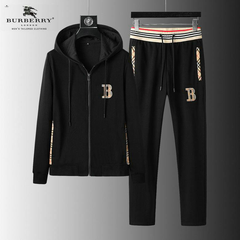 Wholesale Cheap B urberry Replica Designer Tracksuits for Sale