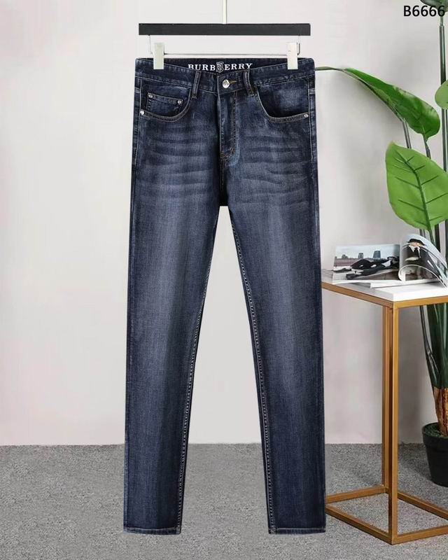 Wholesale Cheap B urberry Replica Long Jeans for Sale