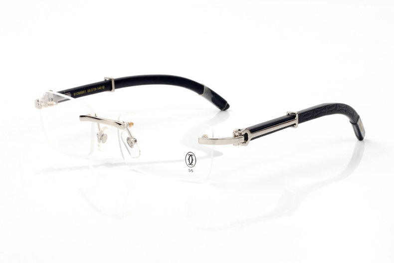 Wholesale Cheap Cartier Wooden Glasses Frames for sale