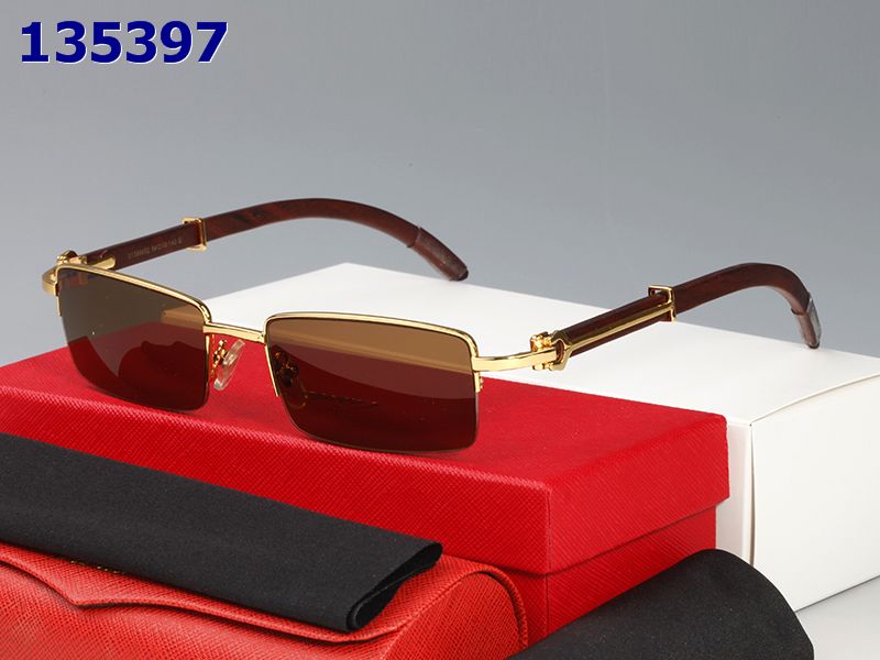Wholesale Cheap Cartier Glasses Wood Frames for sale