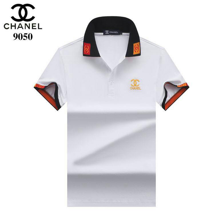 Wholesale Cheap c hanel Shorts Sleeve Lapel T Shirts for Sale