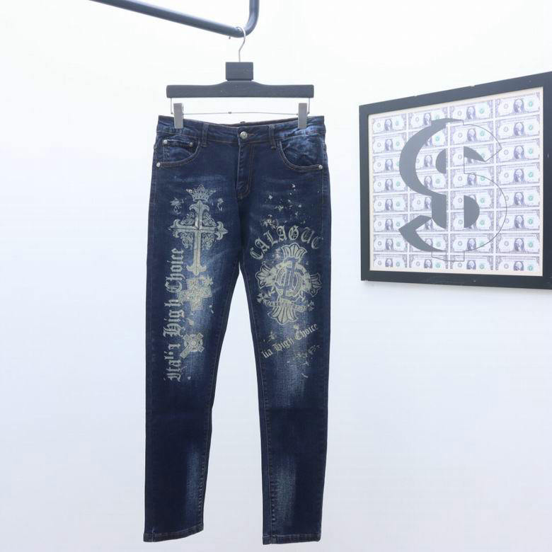 Wholesale Cheap Chrome Hearts Designer Jeans for Sale