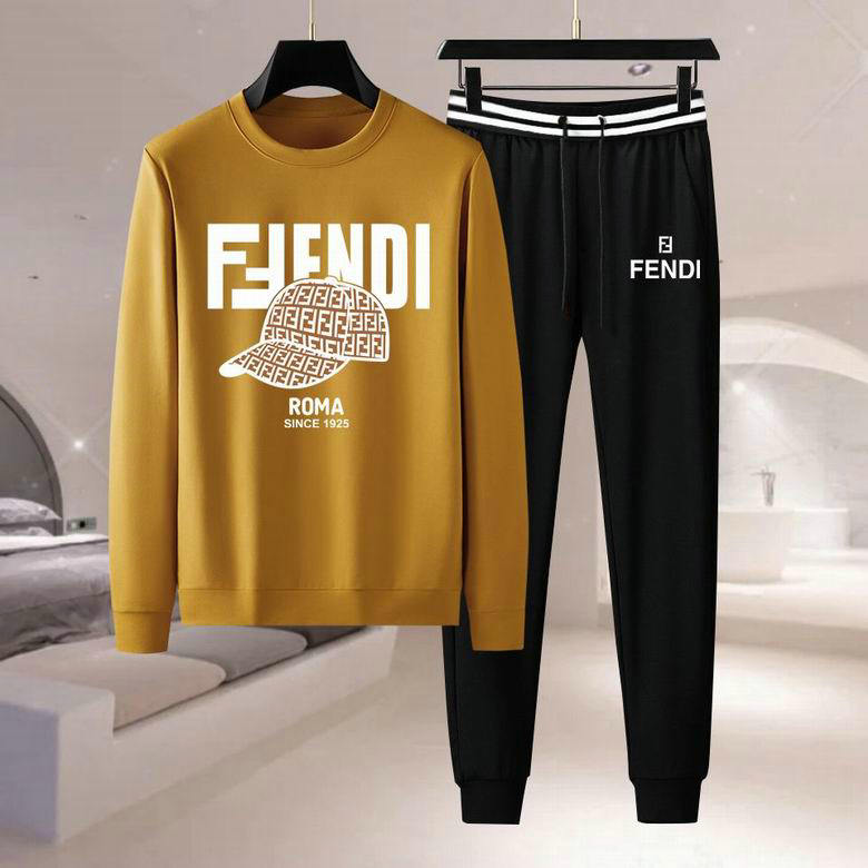 Wholesale Cheap F endi Long Sleeve Tracksuits for Sale