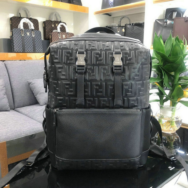 Wholesale Cheap AAA Fendi Leather Backpacks for Sale
