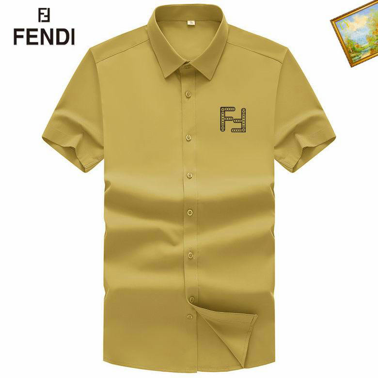 Wholesale Cheap F endi Short Sleeve mens Shirts for Sale