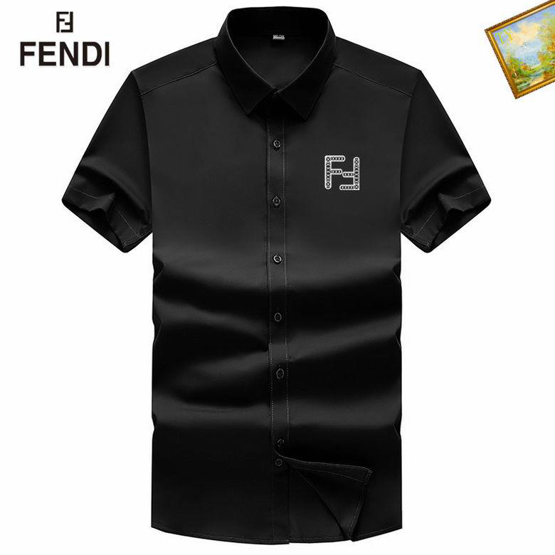 Wholesale Cheap F endi Short Sleeve mens Shirts for Sale