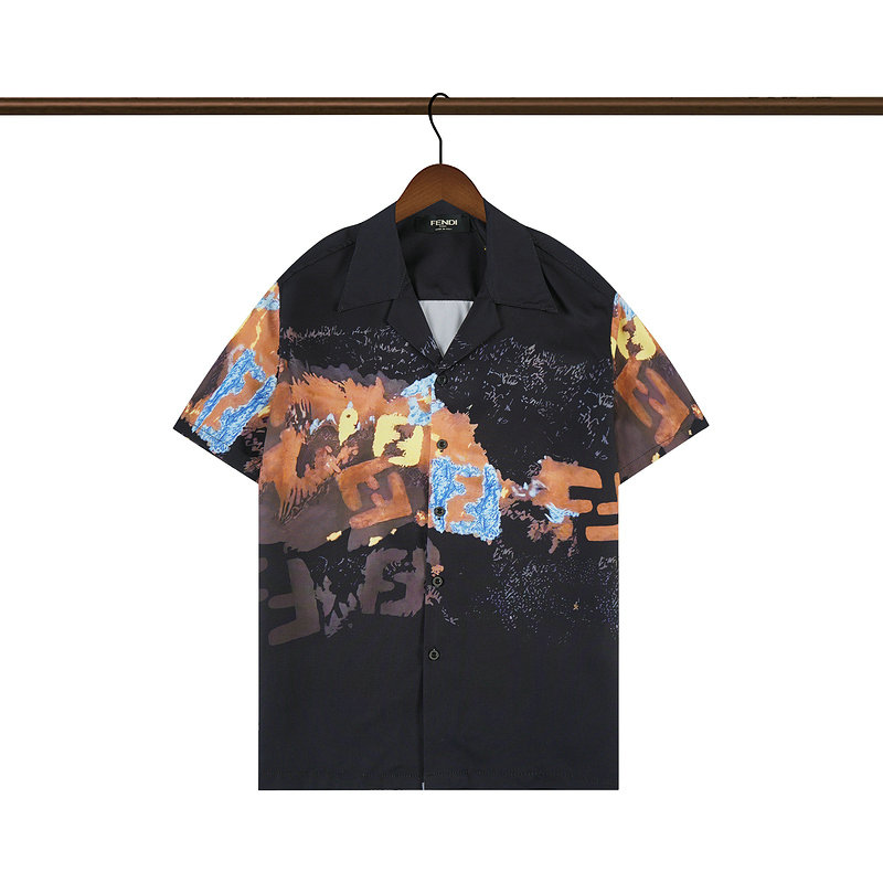Wholesale Cheap F endi Designer Shorts Sleeve Shirts for Sale