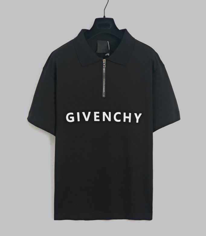 Wholesale Cheap G ivenchy Replica Short Sleeve Lapel T shirts for Sale