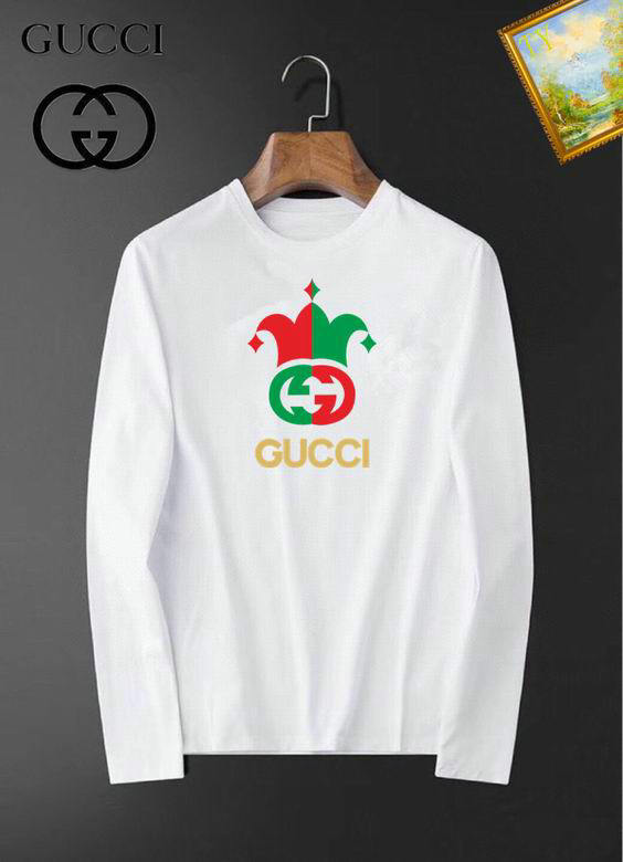 Wholesale Cheap G ucci Long Sleeve Designer T-Shirts for Sale