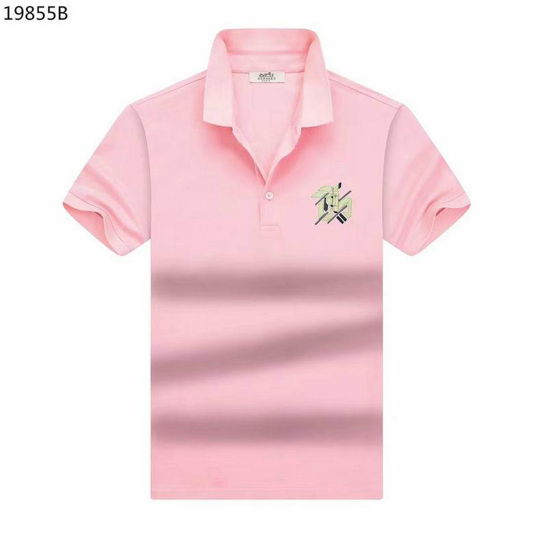 Wholesale Cheap Hermes Short Sleeve Lapel T Shirts for Sale