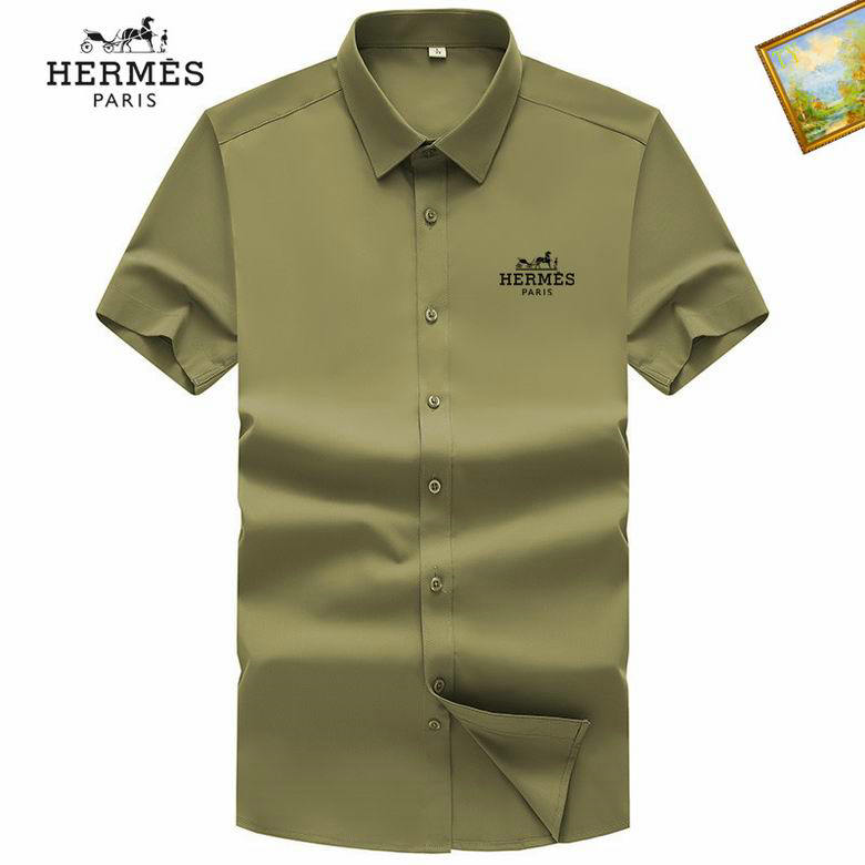 Wholesale Cheap Hermes Short Sleeve Shirts for Sale
