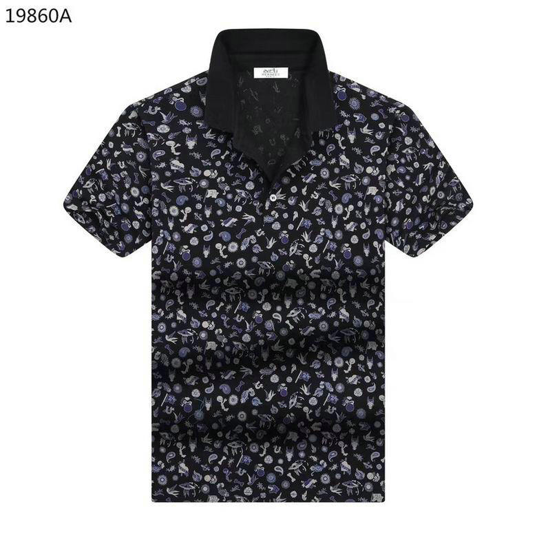Wholesale Cheap H ermes Shorts Sleeve Lapel T Shirts for Sale