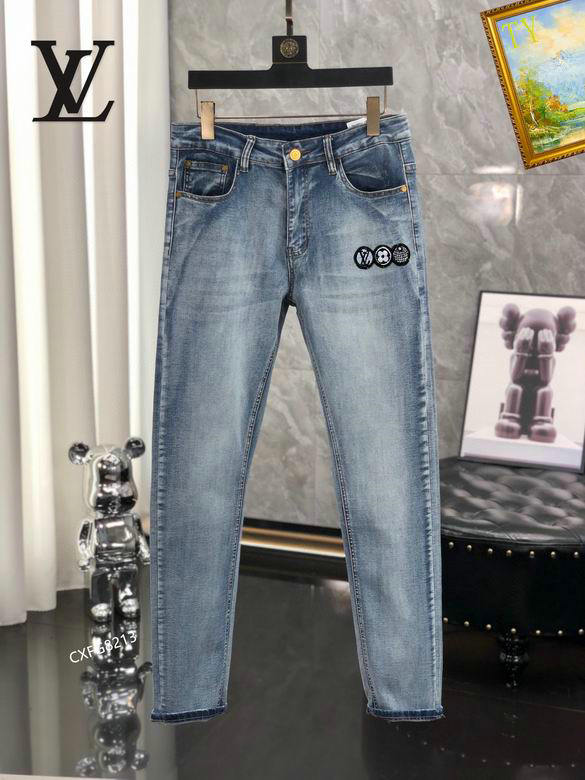 Wholesale Cheap replica Louis Vuitton Designer Jeans men for Sale