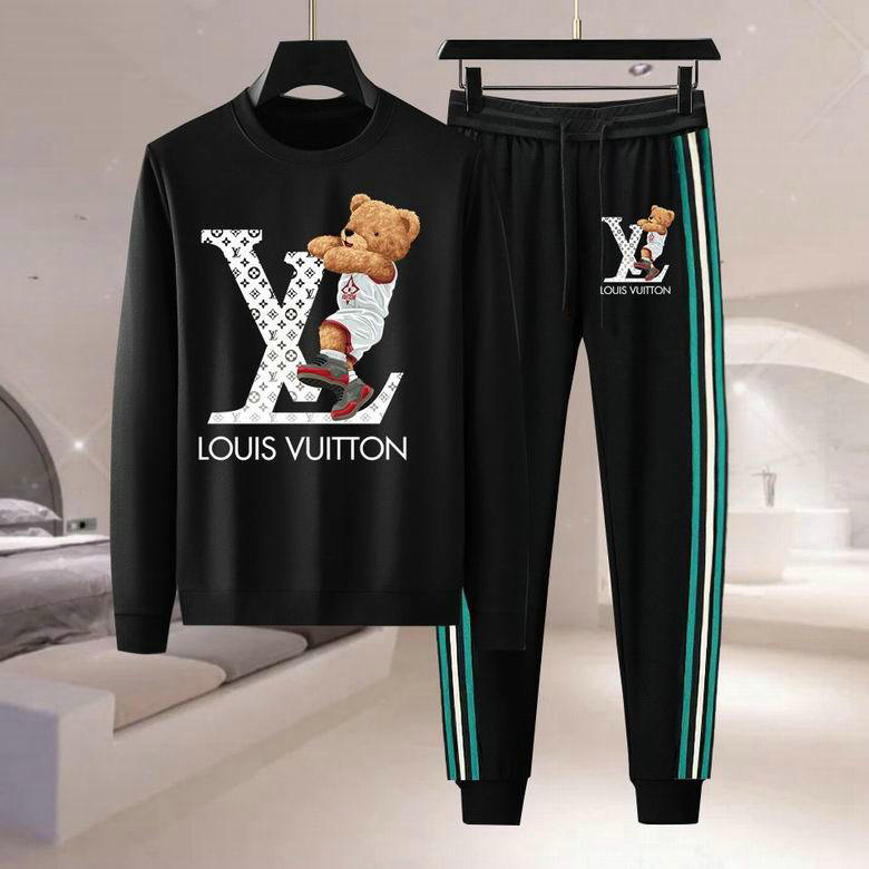 Wholesale Cheap LV Long Sleeve Tracksuits for Sale