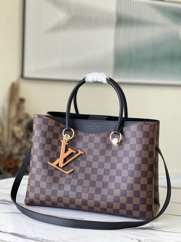 Wholesale Cheap Louis Vuitton Riverside Damier Ebene Leather Bags for Sale