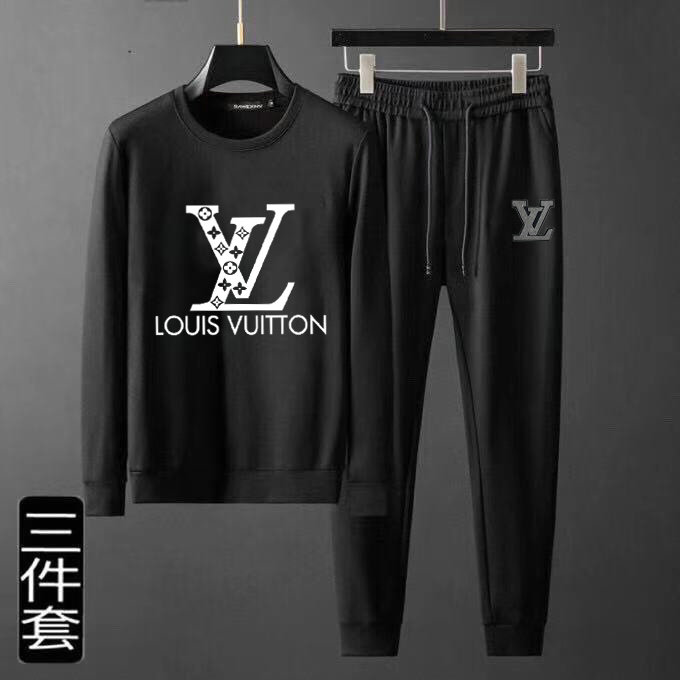 Wholesale Cheap Louis Vuitton Long Sleeve Tracksuits men for Sale