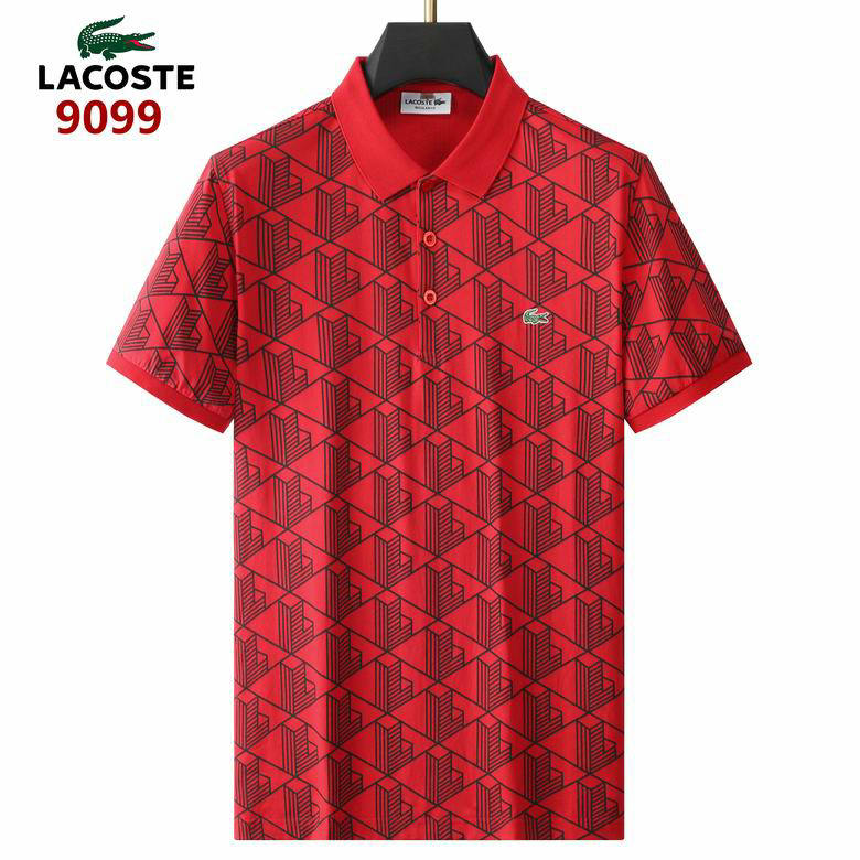 Wholesale Cheap Lacoste Short Sleeve Lapel T Shirts for Sale