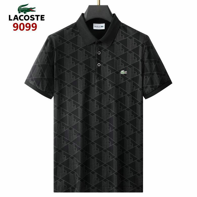 Wholesale Cheap Lacoste Short Sleeve Lapel T Shirts for Sale