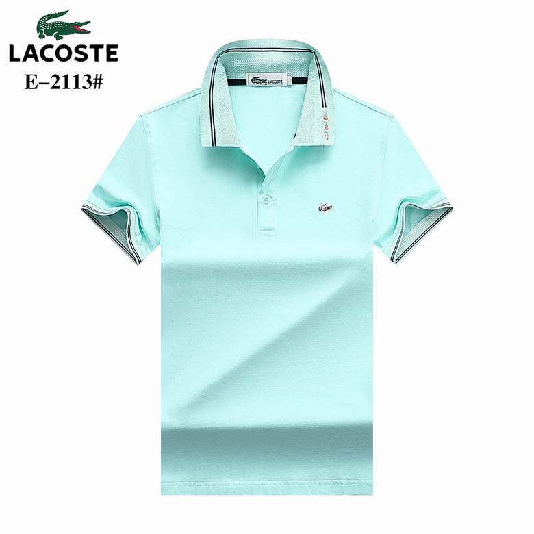 Wholesale Cheap Lacoste Polo Short Sleeve Lapel T Shirts for Sale
