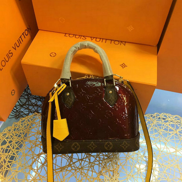 Wholesale Louis Vuitton Alma BB Monogram Vernis Leather bags