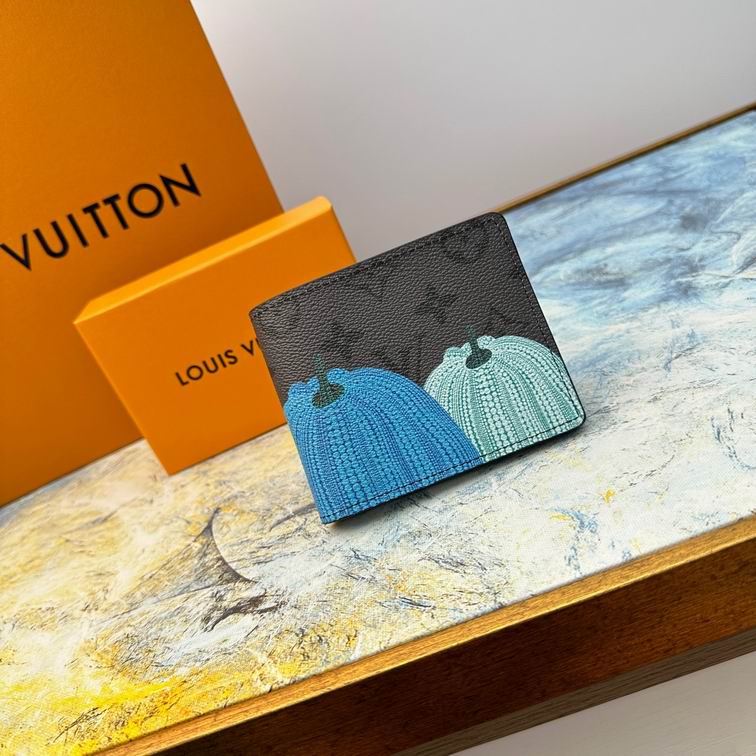 Louis Vuitton LV x YK Pumpkin Print Slender Wallet M60895