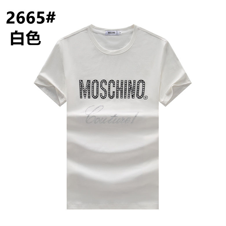 Wholesale Cheap M oschino Short Sleeve men T Shirts for Sale