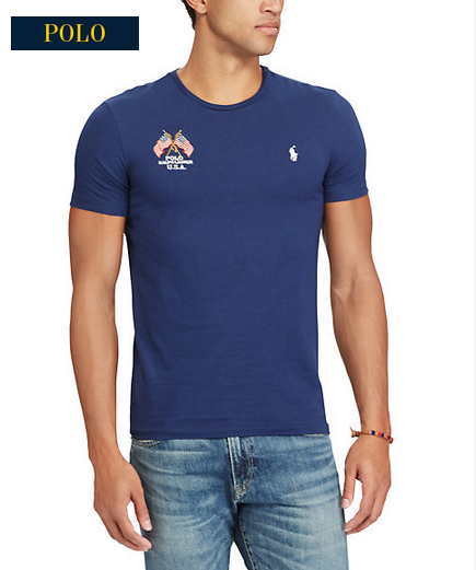 Wholesale Cheap Polo Men Short Sleeve Round Neck T Shirts Sale