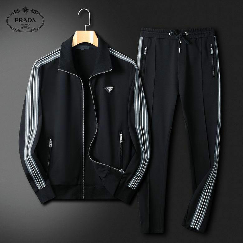 Wholesale Cheap P rada Long Sleeve Tracksuits for Sale