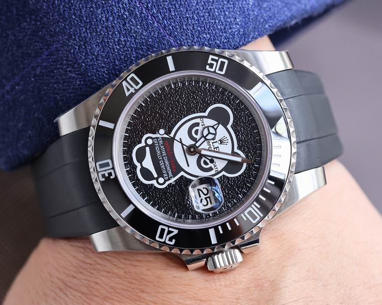 Wholesale Cheap Rolex Rolex  Bearbrick Blaken Watches for Sale