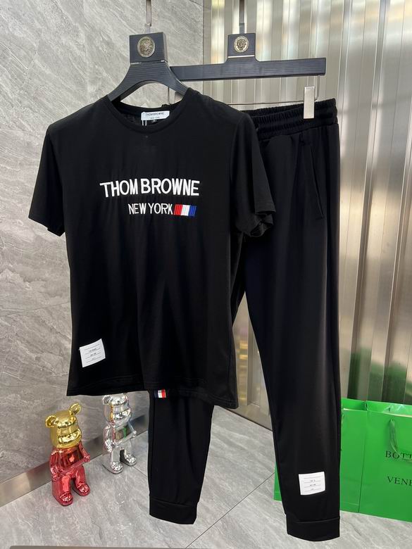 Wholesale Cheap Thom Browne Short Sleeve Tracksuits for Sale