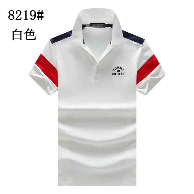 Wholesale Cheap T ommy Short Sleeve Lapel T Shirts for Sale