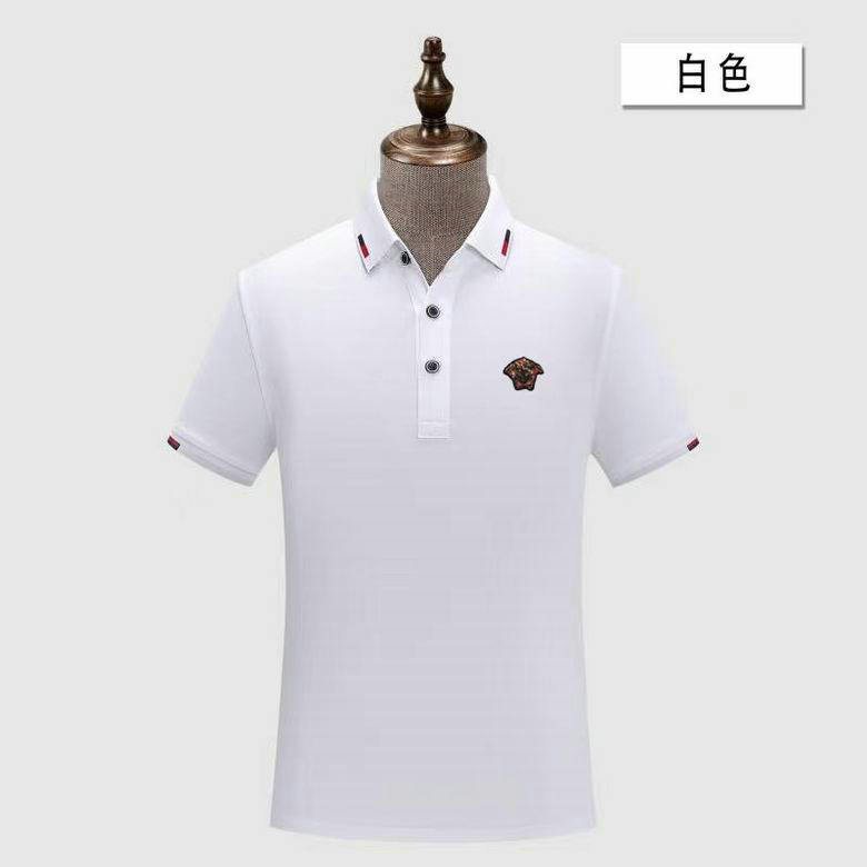 Wholesale Cheap Versace Short Sleeve Lapel T Shirts for Sale