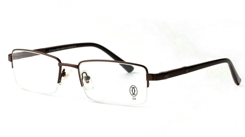 Wholesale Cheap Replica Cartier Metal Memory Plastic Glasses Frames For Sale-034