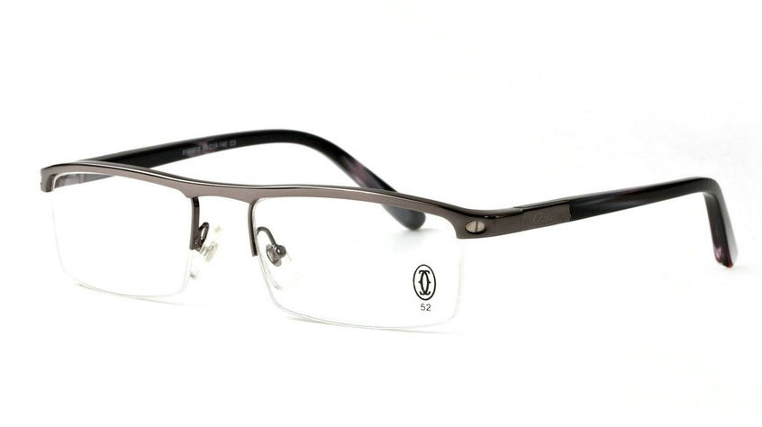 Wholesale Cheap Replica Cartier Metal Memory Plastic Glasses Frames For Sale-036