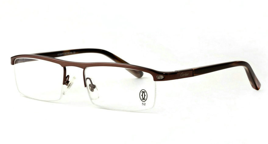 Wholesale Cheap Replica Cartier Metal Memory Plastic Glasses Frames For Sale-037