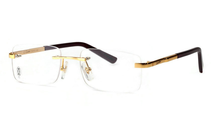 Wholesale Cheap Replica Cartier Metal Memory Plastic Glasses Frames For Sale-041