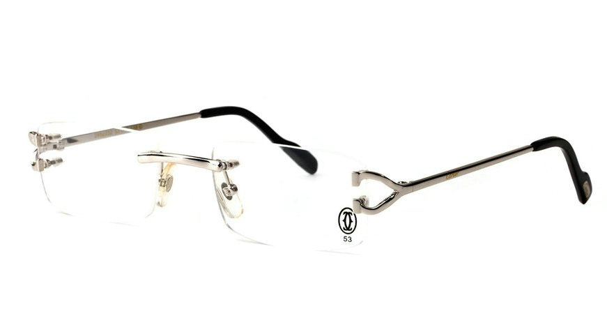 Wholesale Cheap Cartier Metal Rimless Glasses Frames Replica for Sale-017
