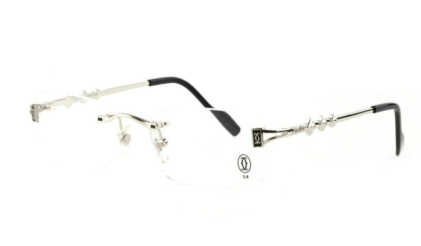 Wholesale Cheap Cartier Replica Rimless Glasses Frames for Sale-026