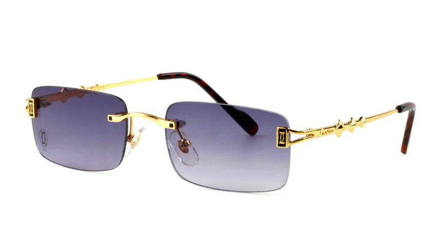 Wholesale Cheap Cartier Replica Rimless Sunglasses Frames for Sale-029