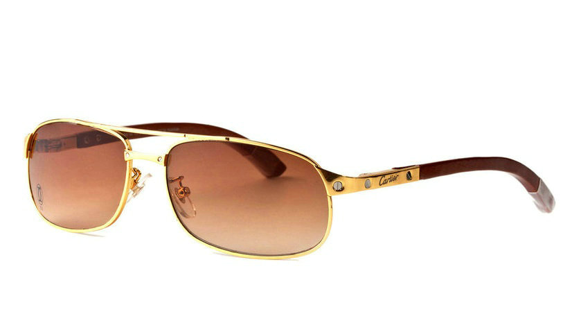 Wholesale Cheap Cartier Santos Dumont Sunglasses Replica for Sale-006