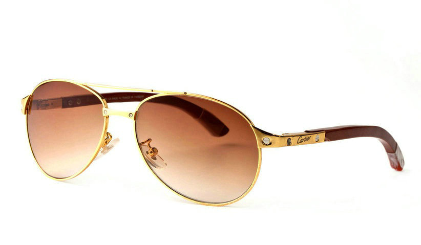 Wholesale Cheap Cartier Santos Dumont Sunglasses Replica for Sale-007